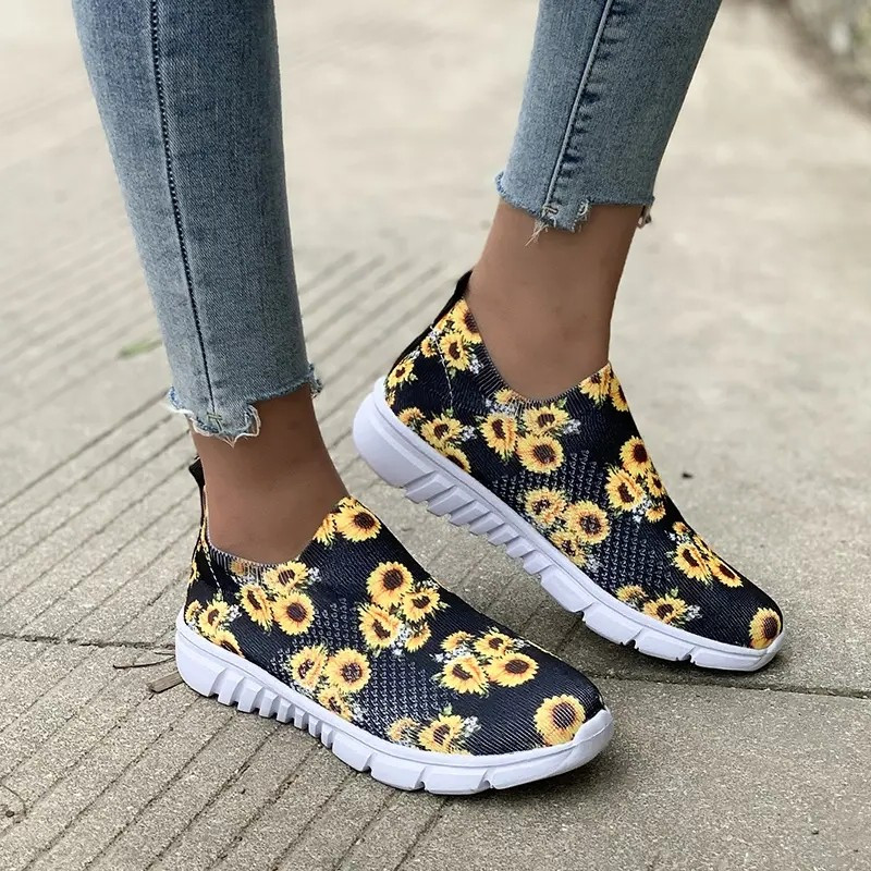 Γυναικεία παπούτσια 2023 Υψηλής ποιότητας Διχτυωτό Γυναικεία Βουλκανιζέ Παπούτσια Μόδα Casual Αθλητικά Παπούτσια Γυναικεία αθλητικά παπούτσια με στρογγυλά δάχτυλα Γυναικεία