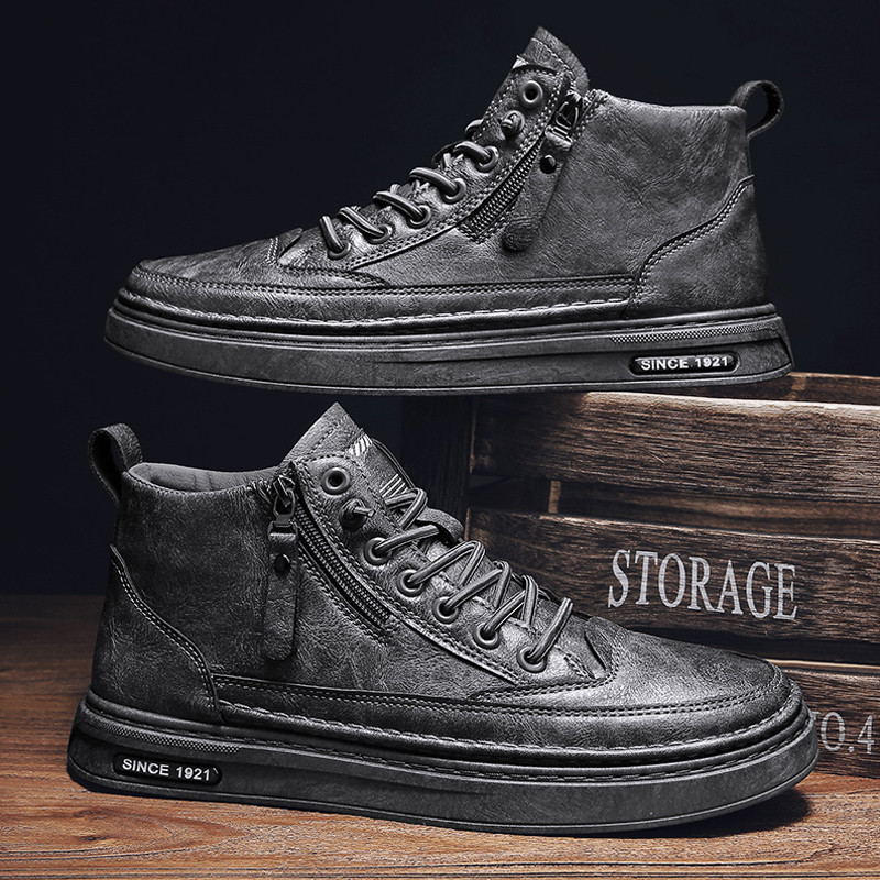 Meeste vabaajajalatsid lehmanahast 2023 Kvaliteetsed jalatsid Disainkingad libisemiskindlad Mugavad meeste kingad Zapatillas De Deporte