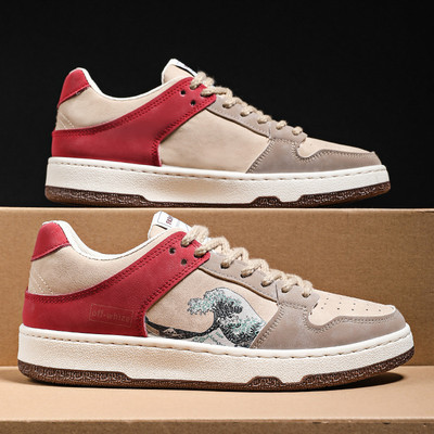 Casual sneakers ανδρικά παπούτσια Skateboard Σχεδιαστής μόδας για περπάτημα Flats αναπνεύσιμα αθλητικά παπούτσια Νέα λευκά βουλκανισμένα παπούτσια Άνδρας