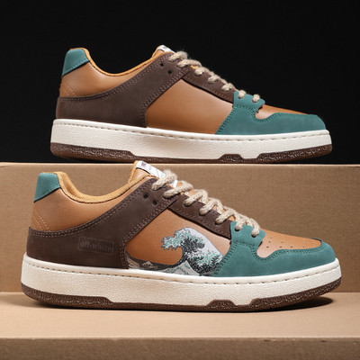 Casual sneakers ανδρικά παπούτσια Skateboard Σχεδιαστής μόδας για περπάτημα Flats αναπνεύσιμα αθλητικά παπούτσια Νέα λευκά βουλκανισμένα παπούτσια Άνδρας