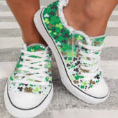 Tenisice za proljeće ljeto Ženske sportske cipele s cvjetnim printom neravnih rubova na vezivanje Ravne platnene cipele Ženske vulkanizirane cipele Mokasine