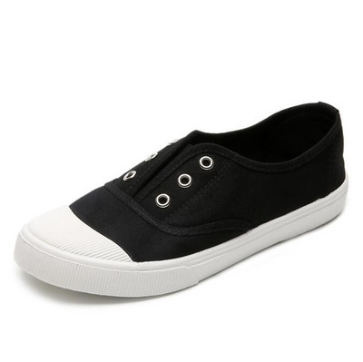 Νέα παπούτσια καμβά για κορίτσια που αναπνέουν ανοιξιάτικα/φθινοπωρινά πάνινα παπούτσια Γυναικεία καλοκαιρινά παπούτσια μπαλαρίνες slip-on