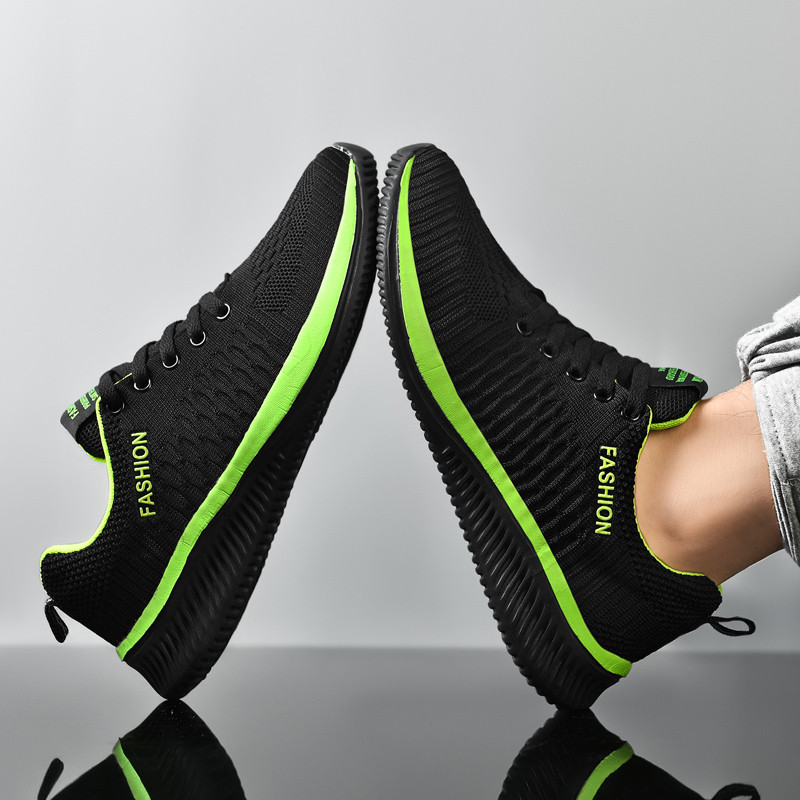 Soe allahindlus Meeste võrkkangast hingavad jooksujalatsid Meestele Kerged libisemiskindlad klassikalised spordijalatsid Naiste paaritennised