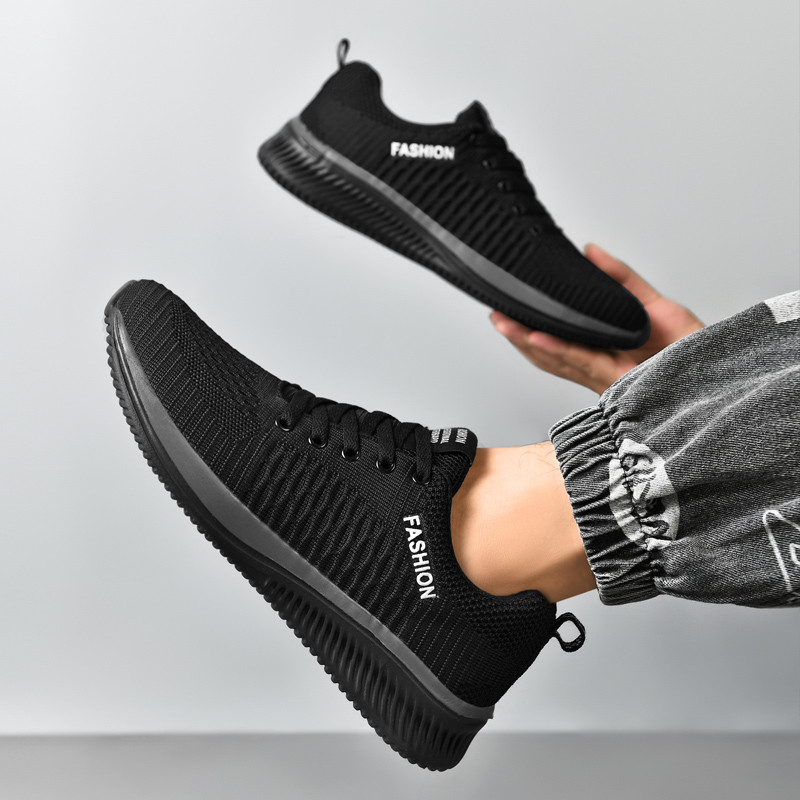 Soe allahindlus Meeste võrkkangast hingavad jooksujalatsid Meestele Kerged libisemiskindlad klassikalised spordijalatsid Naiste paaritennised