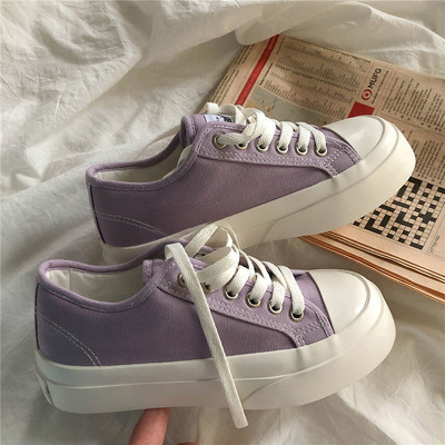 Αθλητικά παπούτσια Γυναικεία αθλητικά παπούτσια Πλατφόρμα για τρέξιμο Spring Flat Casual Tennis Basket Vulcanize Lolita Kawaii Anime Trainers Canvas