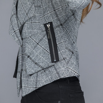 Ανοιξιάτικο φθινόπωρο Κορεάτικο σακάκι Γυναικείο σακάκι 2023 Νέα μόδα καρό γυναικείο κοστούμι παλτό Κοντό φαρδύ casual πανωφόρια γυναικεία μπλουζάκια