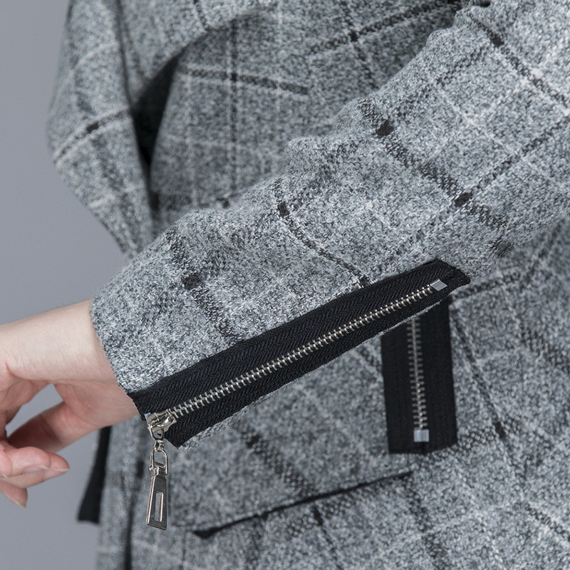 Kevad-sügis Korea jakk Naiste bleiser 2023, uus moodne ruuduline naiste ülikond, lühike vaba vabaaja ülerõivad, naiste bleiserid