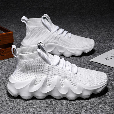 INS Ανδρικά παπούτσια για τρέξιμο με ψηλή κάλτσα με διχτυωτό αναπνεύσιμο παπούτσι για τρέξιμο για άνδρες Εξαιρετικά ελαφριά καλοκαιρινή μόδα σε εξωτερικούς χώρους Zapatillas Αφίξεις