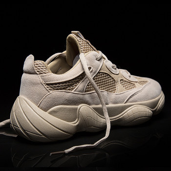 Ανδρικά αθλητικά παπούτσια με αναπνεύσιμο πλέγμα Κορεατικά παπούτσια μόδας Παλιά παπούτσια μαύρα λευκά βουλκανιζέ παπούτσια ανδρικά αθλητικά παπούτσια επίπεδη