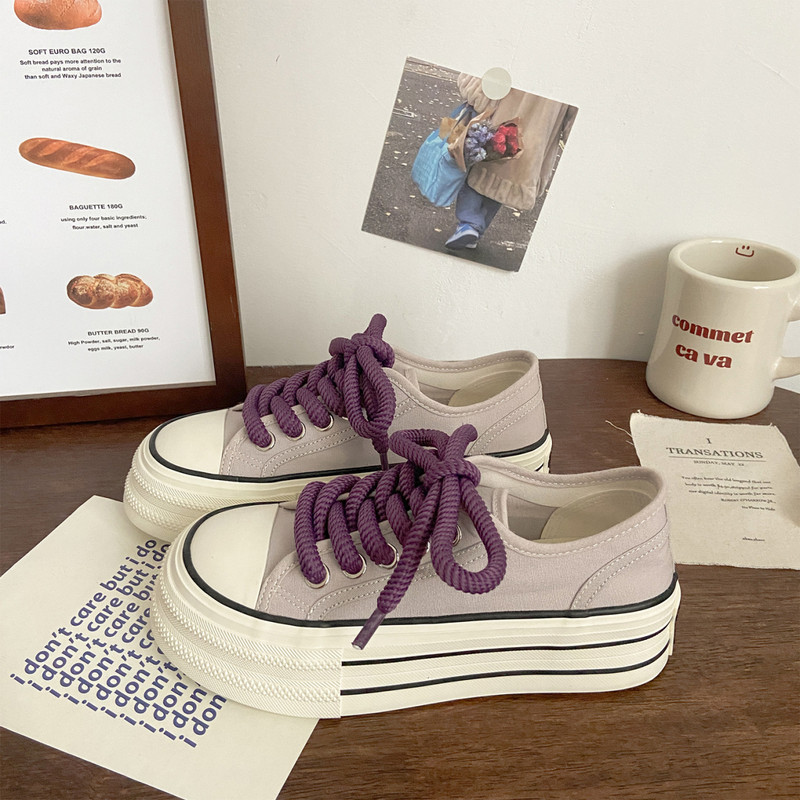 Γυναικεία πάνινα παπούτσια με κορδόνια με κορδόνια για γυναίκες Αθλητικά πάνινα παπούτσια Καλοκαιρινές τάσεις 2023 Στρογγυλά Μοκασίνια