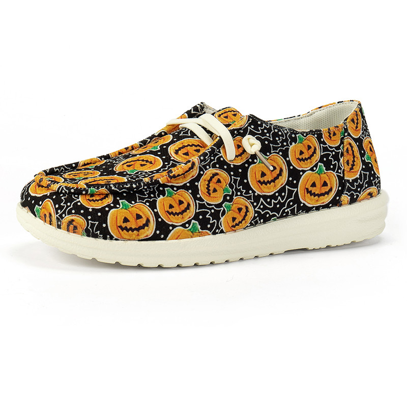 2023 Φθινοπωρινά γυναικεία παπούτσια Vulcanize Καμβάς slip on loafers Γυναικεία ίσια παπούτσια μόδας Γυναικεία παπούτσια για περπάτημα Casual αθλητικά παπούτσια