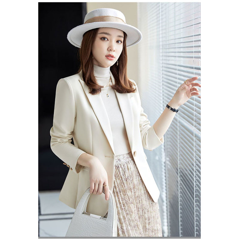 2023 Φθινόπωρο Νέο Τζόκερ ιδιοσυγκρασία Premium γυναικείο κοστούμι γυναικείο σακάκι Leisure λεπτό καθαρό χρώμα Μόδα γυναικεία κομψότητα πανωφόρια