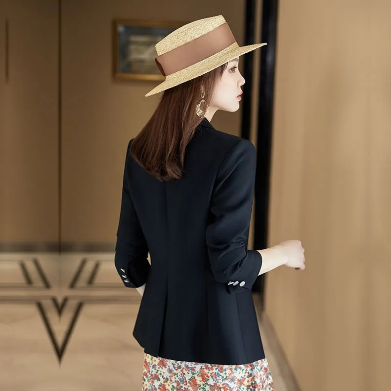 2023 Φθινόπωρο Νέο Τζόκερ ιδιοσυγκρασία Premium γυναικείο κοστούμι γυναικείο σακάκι Leisure λεπτό καθαρό χρώμα Μόδα γυναικεία κομψότητα πανωφόρια