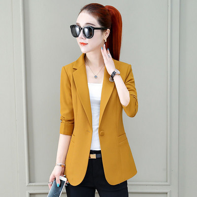 2023 Νέα Φθινοπωρινά Γυναικεία Μπλέιζερ Μπουφάν Μακρυμάνικα Επαγγελματικά Κοστούμια Παλτό Γυναικεία Casual Office Slim Lady Blazers Παλτό Ρούχα εργασίας