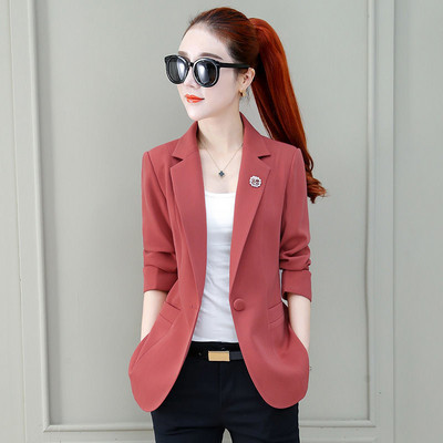 2023 Νέα Φθινοπωρινά Γυναικεία Μπλέιζερ Μπουφάν Μακρυμάνικα Επαγγελματικά Κοστούμια Παλτό Γυναικεία Casual Office Slim Lady Blazers Παλτό Ρούχα εργασίας