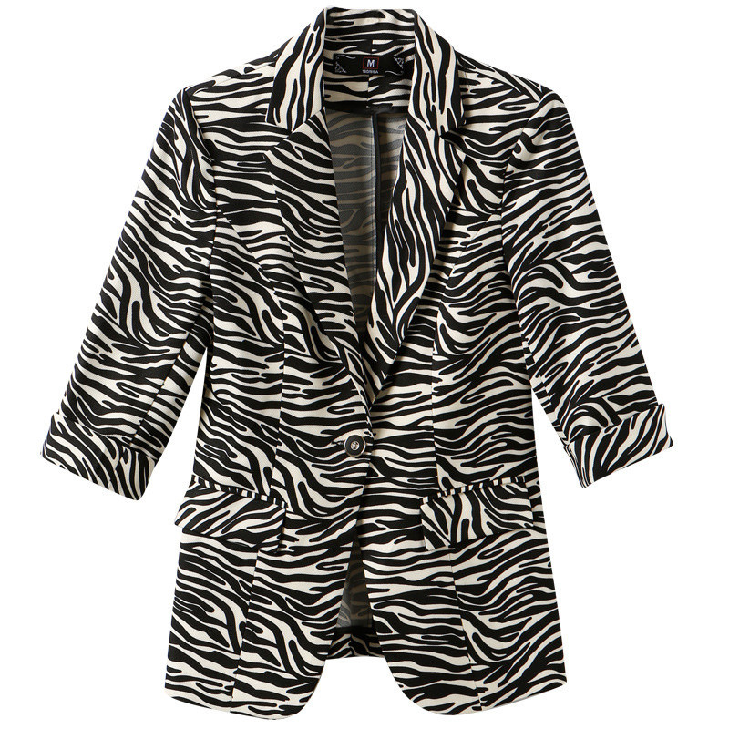 Γυναικείο σακάκι κοστούμι λεοπάρ 2023 Νέα κορεατική άνοιξη καλοκαιρινή μόδα ιδιοσυγκρασία Λεπτή μέση Casual Γυναικεία σακάκια