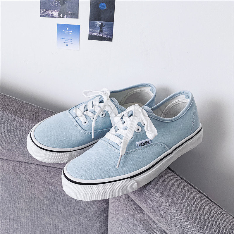 Γυναικεία πάνινα πάνινα γυναικεία μονόχρωμα παπούτσια για εξωτερικούς χώρους μονόχρωμα ρηχά παπούτσια τένις Γυναικεία streetwear Lace Up Vulcanize παπούτσια