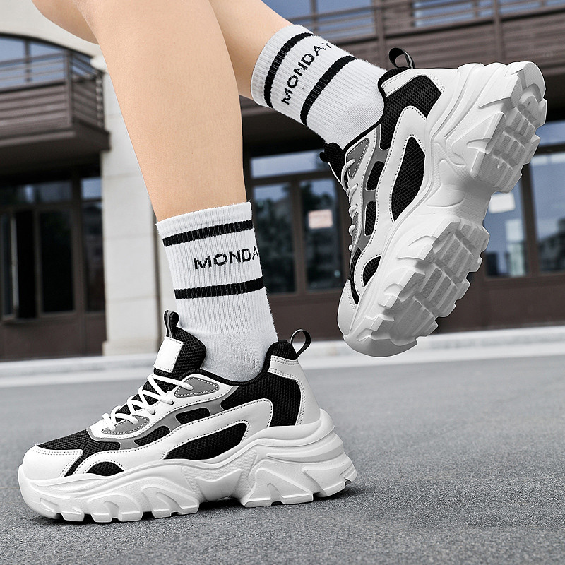 TUINANLE tossud naiste Vulcanize Kingad Uus paar valge platvorm paks tallaga jooksmine vabaaja meeste kingad suurus 35-44 Tenis Feminino