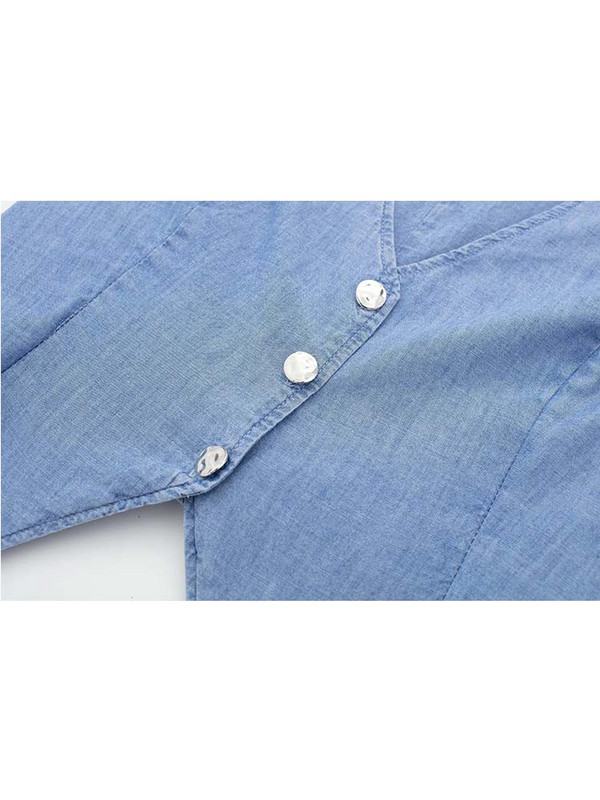 TRAF 2023 m. Nauja džinsinė ilga liemenė, moteriška, berankove moteriška liemenė, skirta vasarinei striukei su sagutėmis, Moteriška gatvės apranga, liekninančia liemene, moteriška