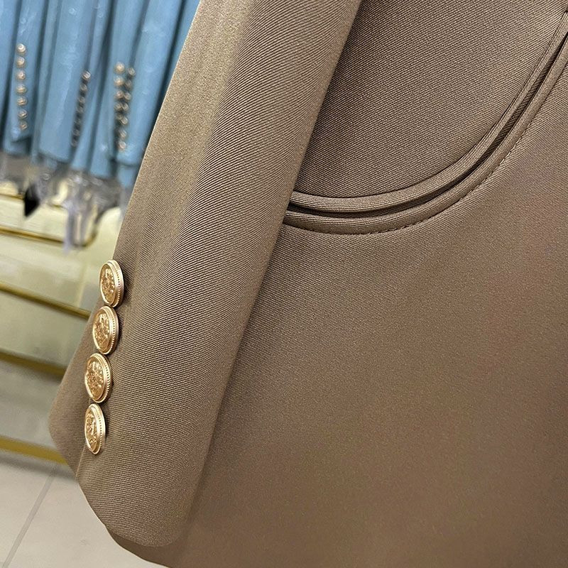 Γυναικείο Blazer 2023 Νέο Φθινοπωρινό μονόπλευρο μακρυμάνικο γυναικείο μπλέιζερ γυναικείο σακάκι παντός ταιριάσματος Πανωφόρι γυναικείο