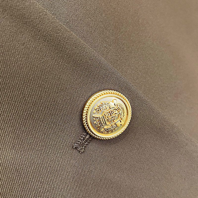 Γυναικείο Blazer 2023 Νέο Φθινοπωρινό μονόπλευρο μακρυμάνικο γυναικείο μπλέιζερ γυναικείο σακάκι παντός ταιριάσματος Πανωφόρι γυναικείο