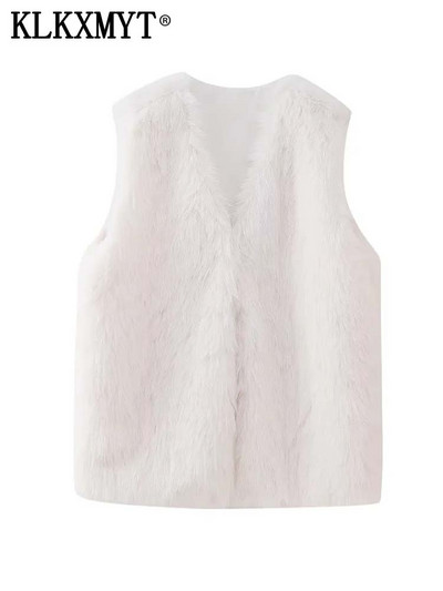 TRAF 2023 βελούδινα ζεστά αμάνικα γιλέκα για γυναίκες Φθινοπωρινό χειμωνιάτικο γιλέκο Γυναικεία ζακέτα παλτό Cropped γιλέκο Chic τοπ
