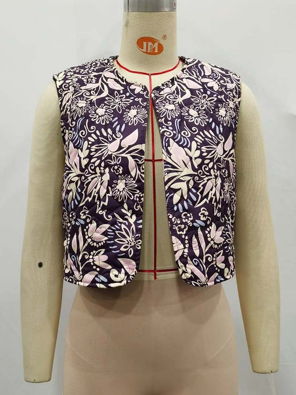 TRAF Vintage Κέντημα Γιλέκο Γυναικεία Μπουφάν 2023 Γυναικεία Γυναικεία Γιλέκα Εθνικού Στιλ Loose Casual Y2K Street Woman Waist Coat Top