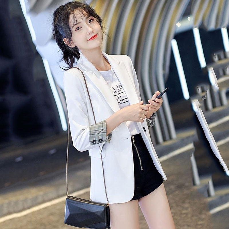 Άνοιξη Φθινοπωρινό Blazer Γυναικεία 2023 Νέα μόδα μακρυμάνικο Βρετανικό ταμπεραμέντο Work Office Slim casual κοστούμια Γυναικεία παλτό