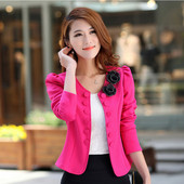 Novo 2023 proljeće jesen kratko odijelo ženski kaput dugih rukava korejski uski modni jednobojni uredski elegantni blejzer ženske majice