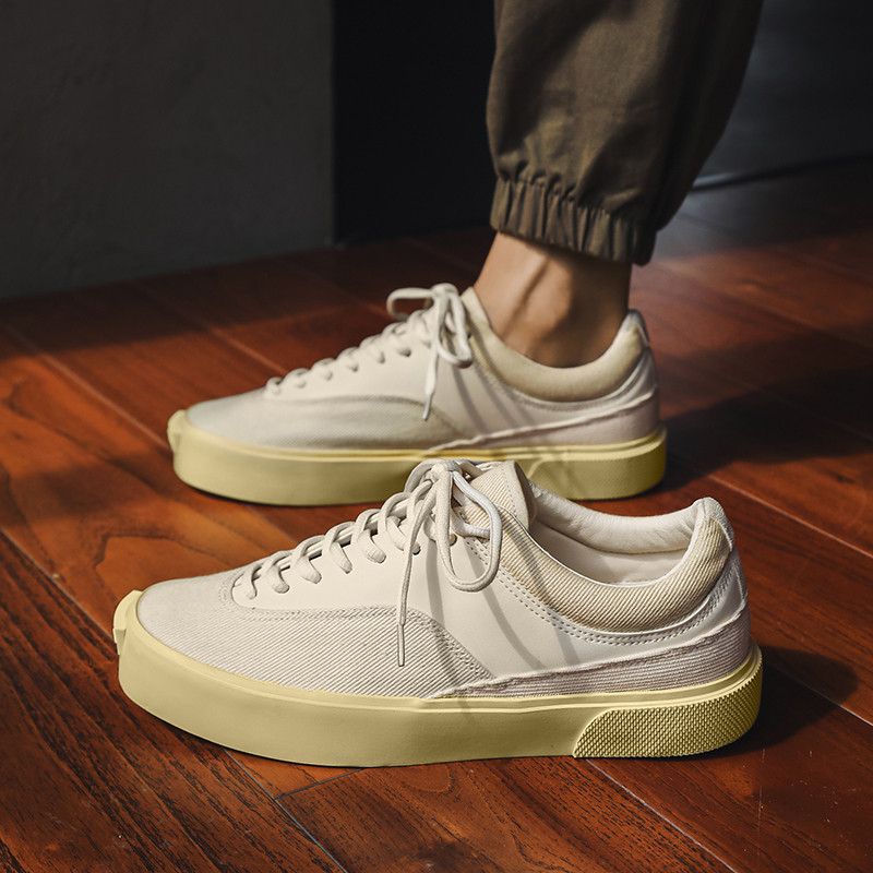 Pantofi vulcanizați noi, pantofi de modă pentru bărbați, pantofi casual, pantofi pentru bărbați, în stil stradal, pantofi vulcanizați plat, pantofi de mers confortabil pentru bărbați 2023