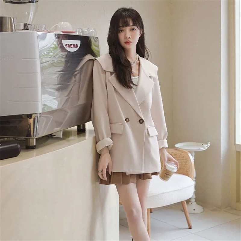 Γυναικείο Blazer 2023 Νέα μόδα Κορεάτικα μακρυμάνικα σακάκια Γυναικεία κοστούμι εργασίας γραφείου Σακάκια παλτό Γυναικεία λεπτά, καθημερινά γυναικεία μπλουζάκια