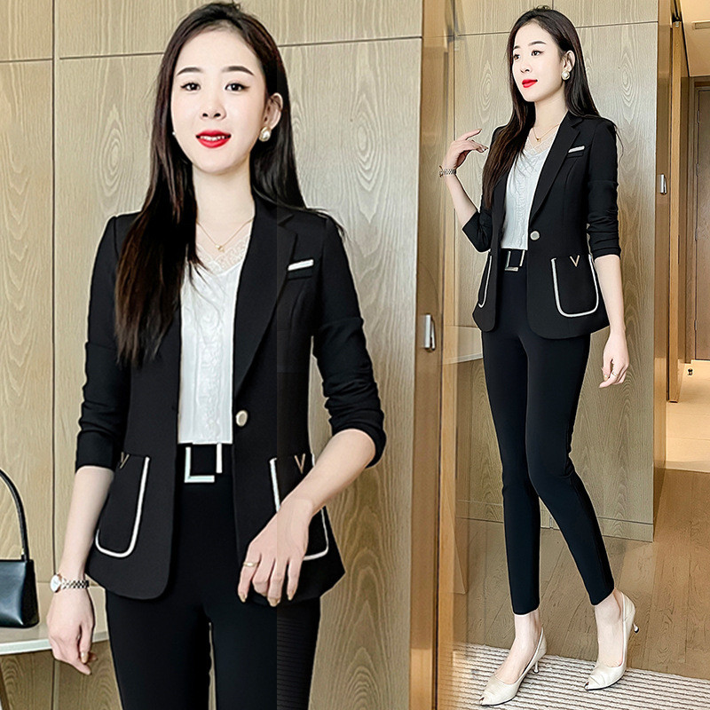 Ανοιξιάτικα φθινοπωρινά επαγγελματικά μπλέιζερ Γυναικεία Νέα casual σακάκια με όλα τα ταιριαστά σακάκια Γυναικεία γυναικεία κοστούμια εργασίας Γυναικεία γυναικεία ενδύματα