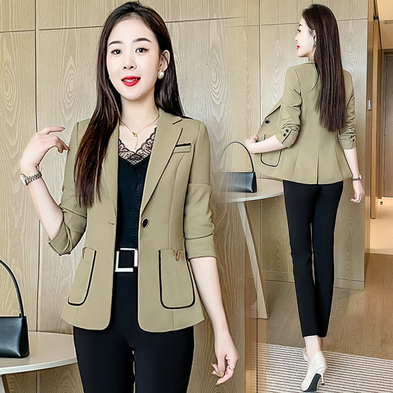 Ανοιξιάτικα φθινοπωρινά επαγγελματικά μπλέιζερ Γυναικεία Νέα casual σακάκια με όλα τα ταιριαστά σακάκια Γυναικεία γυναικεία κοστούμια εργασίας Γυναικεία γυναικεία ενδύματα
