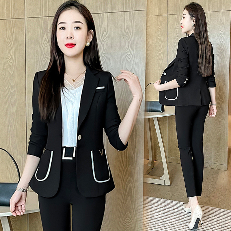 Ανοιξιάτικα φθινοπωρινά επαγγελματικά μπλέιζερ Γυναικεία Νέα casual σακάκια με όλα τα ταιριαστά σακάκια Γυναικεία γυναικεία κοστούμια εργασίας Γυναικεία γυναικεία ενδύματα
