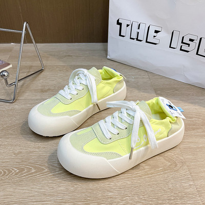 Γυναικεία παπούτσια μόδας Μονόχρωμα Μονόχρωμα Γυναικεία παπούτσια 2023 Άνοιξη Καλοκαίρι Νέα γυναικεία καμβά αναπνέοντα casual αθλητικά παπούτσια