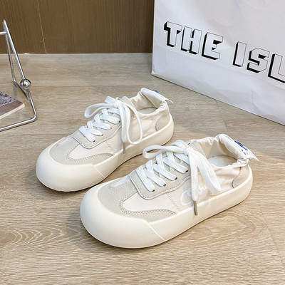 Γυναικεία παπούτσια μόδας Μονόχρωμα Μονόχρωμα Γυναικεία παπούτσια 2023 Άνοιξη Καλοκαίρι Νέα γυναικεία καμβά αναπνέοντα casual αθλητικά παπούτσια