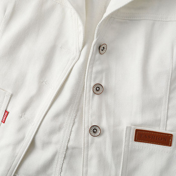 2023 Τζιν Γιλέκο Γυναικείο Άνοιξη Φθινόπωρο Νέο Αμάνικο Λευκό Τζιν γιλέκο Γυναικείο παλτό Καλοκαιρινό τζιν γιλέκο Γυναικεία Top outwear