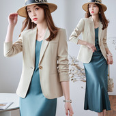 Υψηλής ποιότητας Γυναικείο Blazer Νέο φθινόπωρο μακρυμάνικο 2023 Γυναικεία γυναικεία κοστούμια γραφείου Παλτό Casual γυναικείο μπουφάν Εξωτερικά ρούχα εργασίας