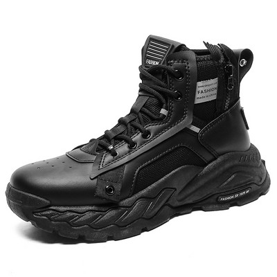 Ανδρικά παπούτσια ZOKI Chunky Platform Vulcanize 2023 Ανδρικά παπούτσια με κορδόνια Pu+Mesh, αντιολισθητικά, ανδρικά παπούτσια Combat με χοντρό πάτο