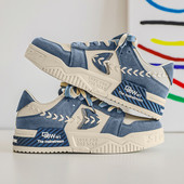 Επώνυμα Ανδρικά Αθλητικά Παπούτσια Casual Ανδρικά Αθλητικά Παπούτσια Νέα Ανδρικά Αθλητικά Παπούτσια Casual Trend Φοιτητικά με κορδόνια Βουλκανιζέ παπούτσια