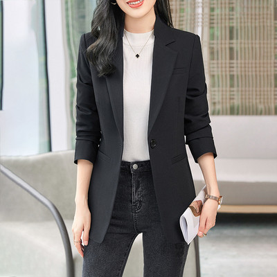 2023 Νέα μόδα Γυναικείο σακάκι για άνοιξη φθινόπωρο Κορεάτικο μακρυμάνικο κοστούμι κοστούμι Γυναικείο κομψό τοπ φανελάκι γραφείου