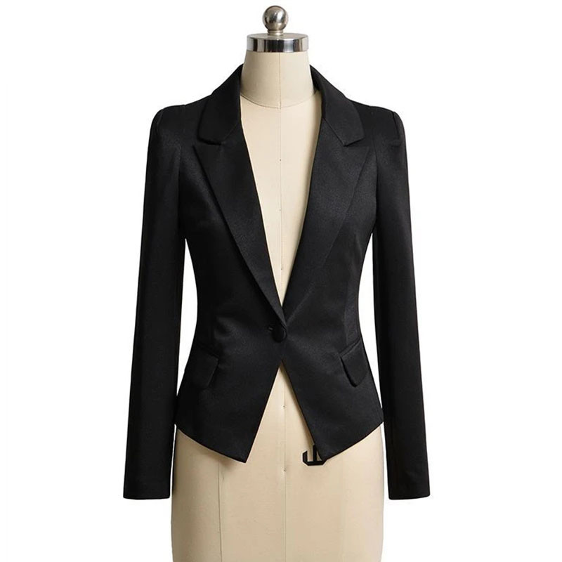 2023 Νέο φθινοπωρινό σακάκι γυναικείο κορεατικό λεπτό κοστούμι με μονό κουμπί Γυναικείο παντός ταιριάσματος Κοντό, λεπτό γυναικείο μπλέιζερ πανωφόρι
