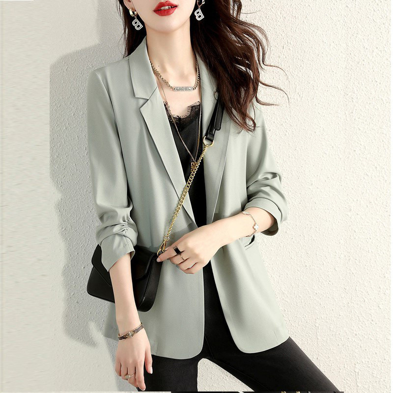 2023 Νέα Μόδα Άνοιξη Καλοκαίρι Γυναικεία Μπλέιζερ Μακρυμάνικο Φαρδύ Κοστούμι με ένα Κουμπί Γυναικείο Γυναικείο Γυναικείο Γυναικείο Μπλέιζερ