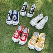 Primăvară Vară Pantofi de pânză de jos pentru femei Pantofi casual pentru femei Pantofi cu platformă pentru femei Pantofi sport plat cu șireturi Pantofi sport la modă