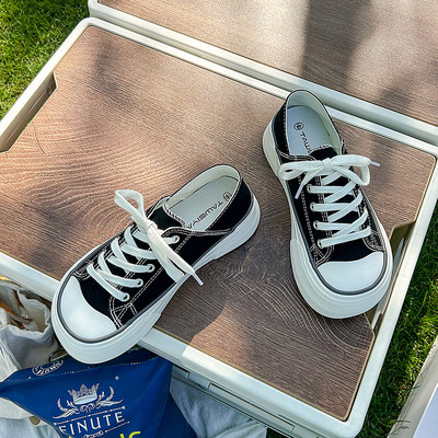 Primăvară Vară Pantofi de pânză de jos pentru femei Pantofi casual pentru femei Pantofi cu platformă pentru femei Pantofi sport plat cu șireturi Pantofi sport la modă