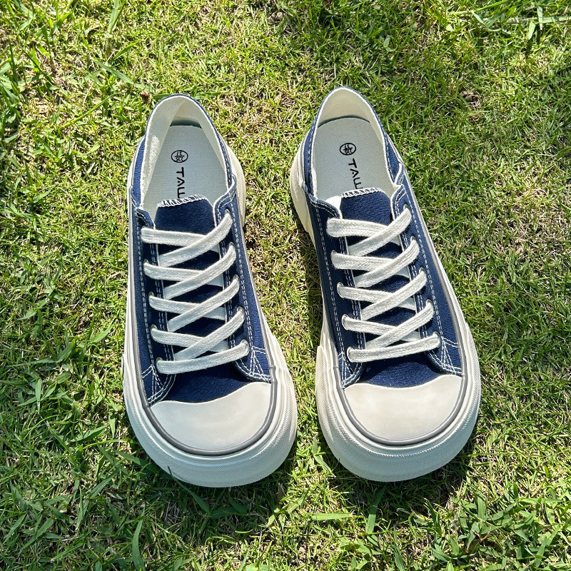 Primăvară Vară Pantofi de pânză de jos pentru femei Pantofi casual pentru femei Pantofi cu platformă pentru femei Pantofi sport plat cu șireturi Pantofi sport la modă