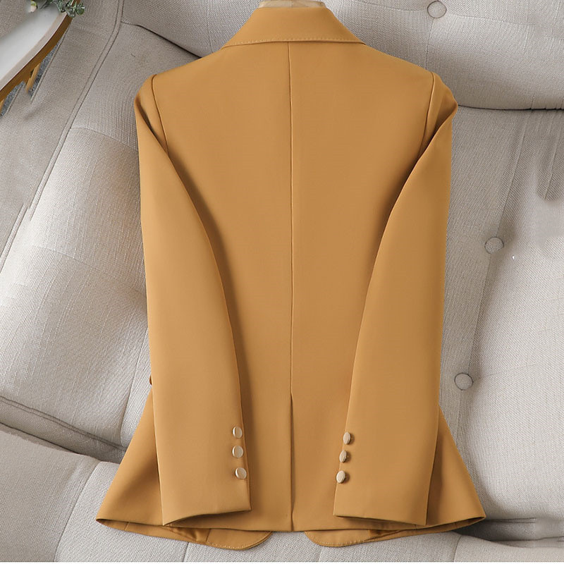 Moteriškas švarkas, 2023 m. mados pavasario ruduo, naujas korėjietiškas vienos sagos trumpas laisvalaikio kostiumas, moteriškas biuro švarkas, viršutiniai drabužiai