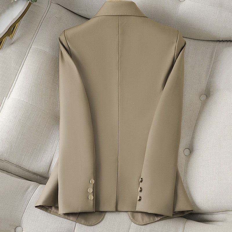 Moteriškas švarkas, 2023 m. mados pavasario ruduo, naujas korėjietiškas vienos sagos trumpas laisvalaikio kostiumas, moteriškas biuro švarkas, viršutiniai drabužiai