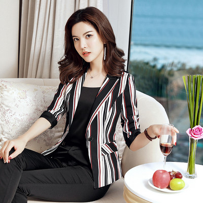 2023 Νέο Ανοιξιάτικο Καλοκαιρινό Μπλέιζερ Γυναικείο Μπλέιζερ Γυναικείο μανίκι τριών τετάρτων Σακάκι με ένα κουμπί Γυναικείο Επαγγελματικό Μπλέιζερ Γυναικείο Γραφείο