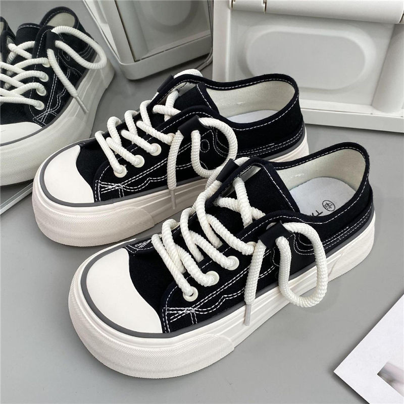 Tenisice sa širokim prostranim prstima Ženske dizajnerske platnene sportske cipele široke širine 2023 JK Elegantne studentske tenisice Plimsolls